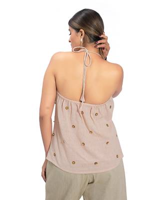 Peach Cotton Top 4