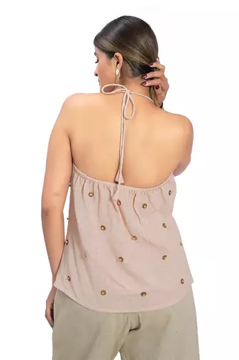 Peach Cotton Top