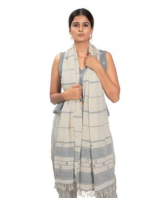 Sky Blue Cotton Kurta Set 4