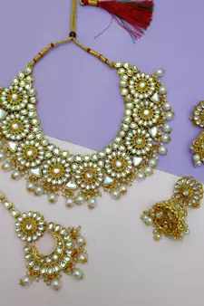 White designer-jewellery