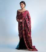 Red Raas Mandal Saree