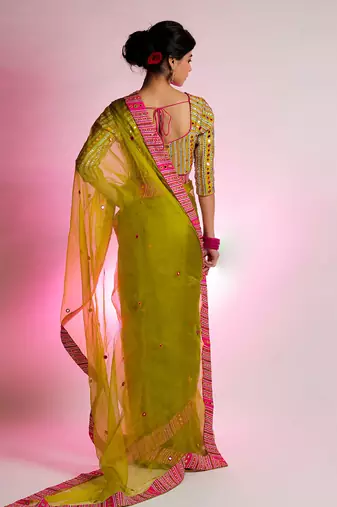 Green Vihari Saree