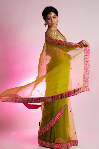Green Vihari Saree