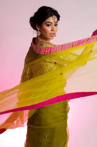 Green Vihari Saree