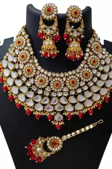 Red designer-jewellery