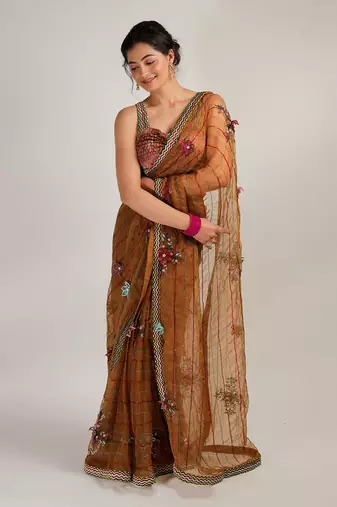 Mustard Prakriti Saree