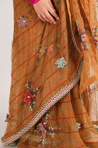 Mustard Prakriti Saree