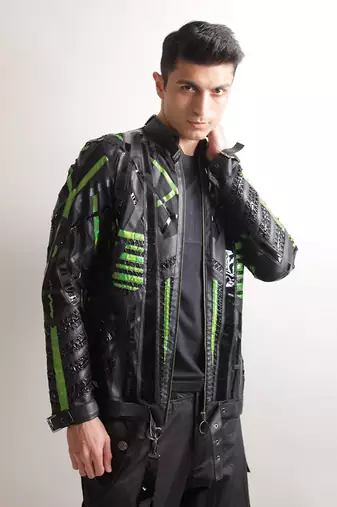 Black Boom Slang Jacket