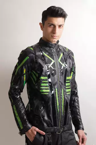 Black Boom Slang Jacket