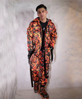 Orange King Camo Jacket 1