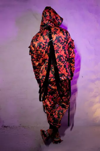 Orange King Camo Jacket
