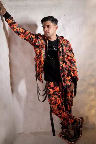 Orange King Camo Jacket