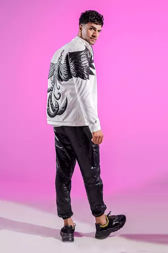 White Rise Up Jacket