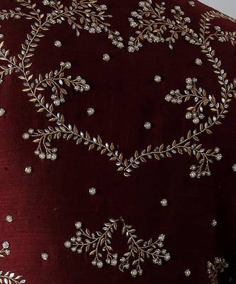 Maroon Pavitra Sherwani Set 5