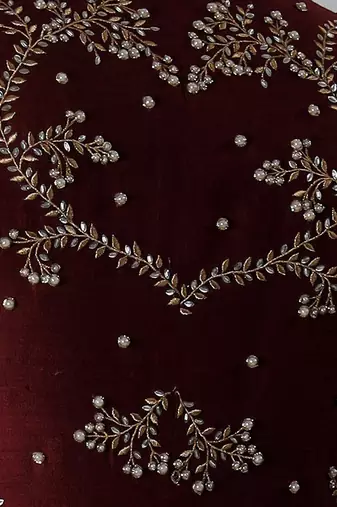 Maroon Pavitra Sherwani Set