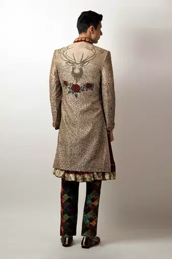 Gold Kian Sherwani