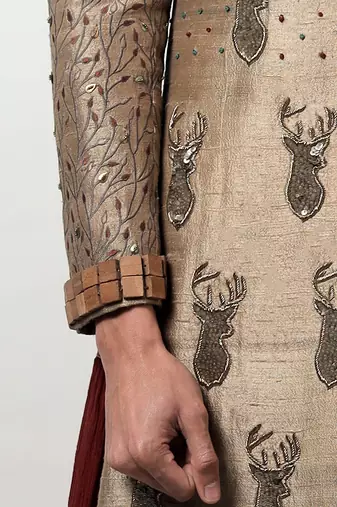 Gold Kian Sherwani