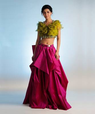 Pink Ahilya Skirt 1