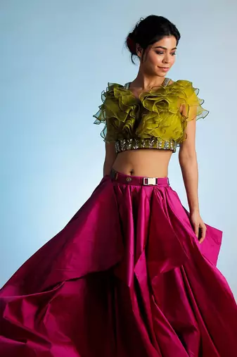 Pink Ahilya Skirt
