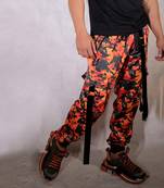 Orange King Camo Joggers