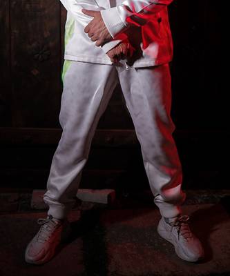 White Leopard Joggers 1