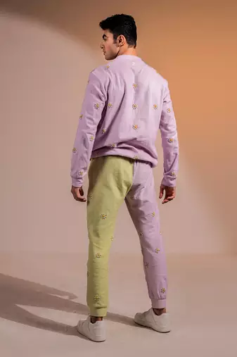 Purple Daisies Joggers