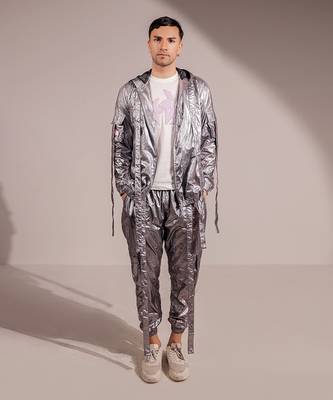 Silver Starships Joggers 1