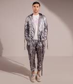 Silver Starships Joggers