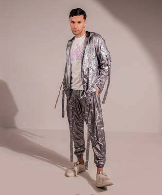 Silver Starships Joggers 4