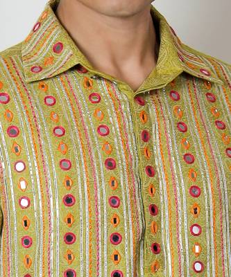 Natkhat Beige Kurta 4