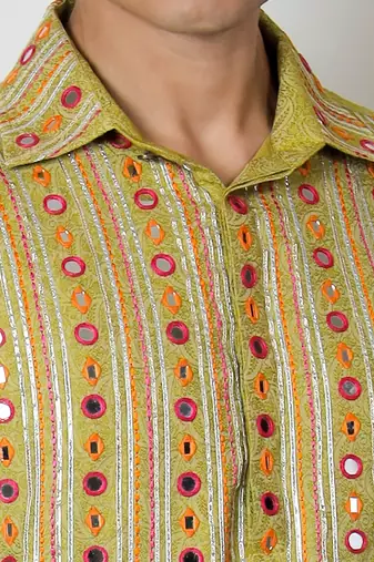 Natkhat Beige Kurta