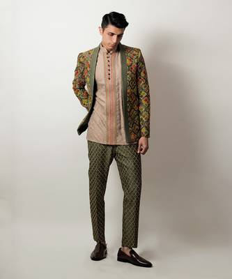 Keev Green Jacket Set 4