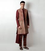 Bansi Beige Nehru Set