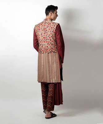 Bansi Beige Nehru Set 2