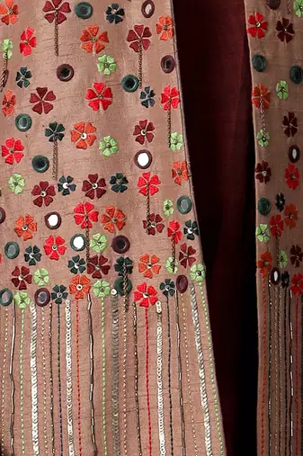 Bansi Beige Nehru Set