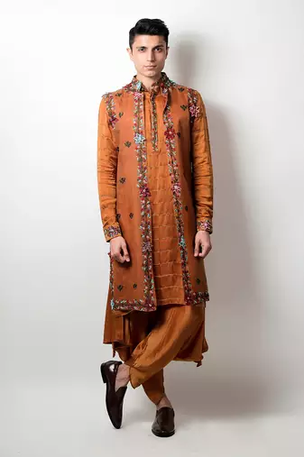 Phalgun Multicolor Nehru Set