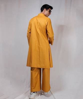 Kadamba Yellow Kurta Set 4