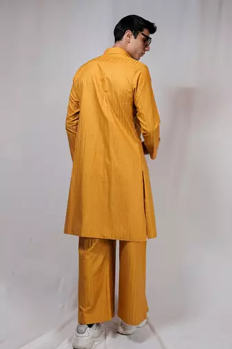 Kadamba Yellow Kurta Set