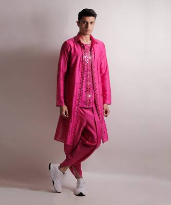 Nihaar Pink Kurta Set 1