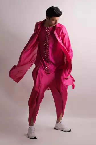 Nihaar Pink Kurta Set