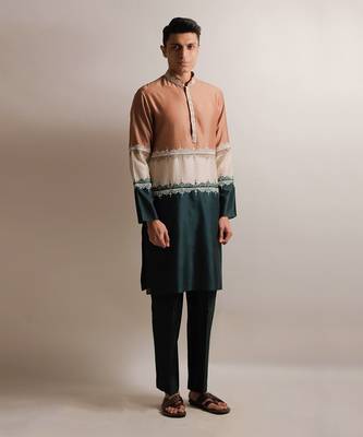 Khand Brown Kurta Set 1
