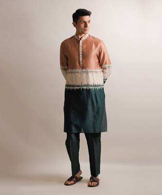 Khand Brown Kurta Set 2