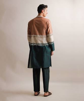 Khand Brown Kurta Set 3