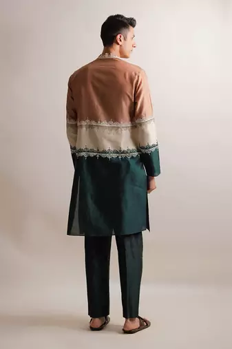 Khand Brown Kurta Set