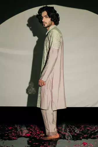 Green Kurta Set
