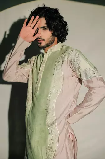 Green Kurta Set