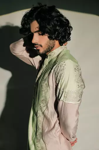 Green Kurta Set