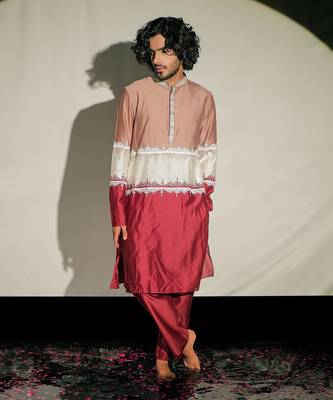 Signature Red Kurta Set 1