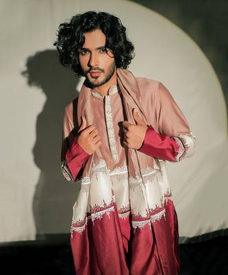 Signature Red Kurta Set 2