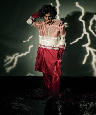 Signature Red Kurta Set 3